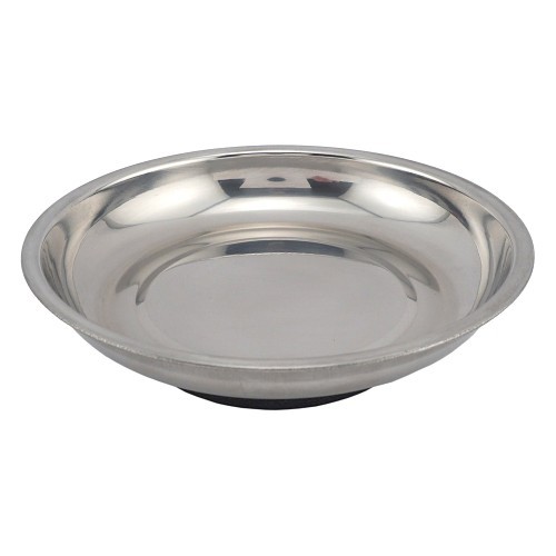 THE MAGNETIC SOURCE™ 07684 Magnetic Tray, 6 in Dia, 1-1/4 in Height, Stainless Steel